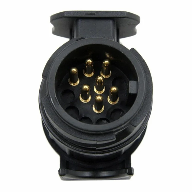 TIROL Адаптер трейлера с 13 контактов на 7 контактов Caravan Truck Towbar Car Plug Adapter 12V EU Socket Converter Connect Trailer Signal Lights
