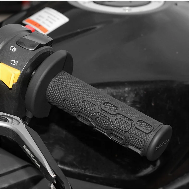 WUPP CS-1991C1 O3 Motorcycle Heated Grips Handlebar Hot Grip 5+1 Level with CNC Switch