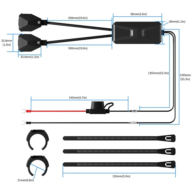 Chargeur de Moto WUPP CS-1849D1