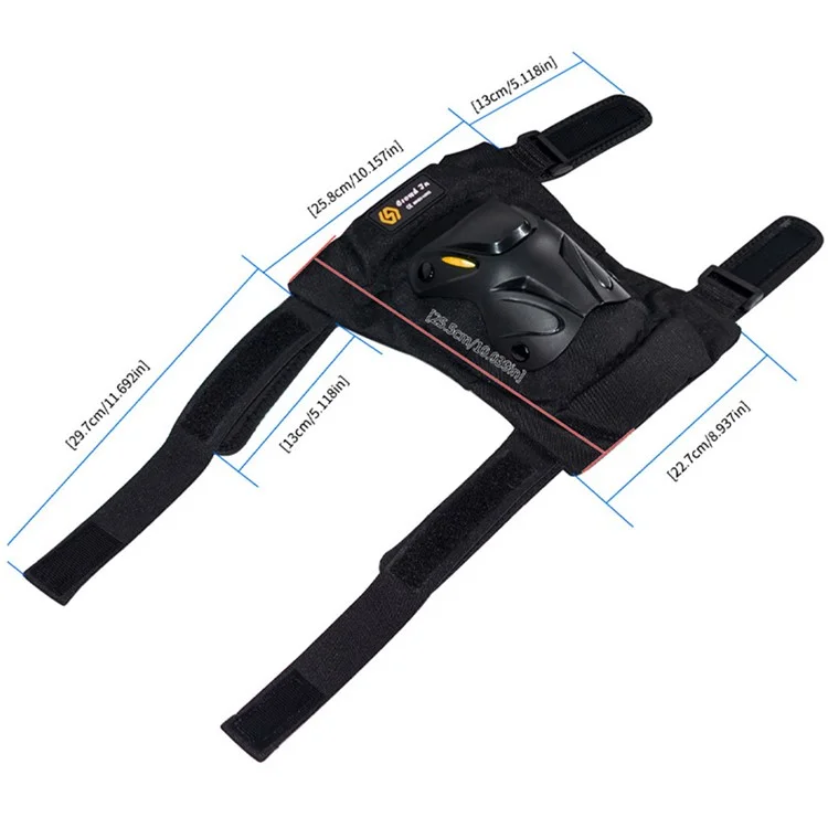 WUPP CS-1361F1 1 Pair Crowd In Knee Brace Motorcycle Racing Knee Guards Pads