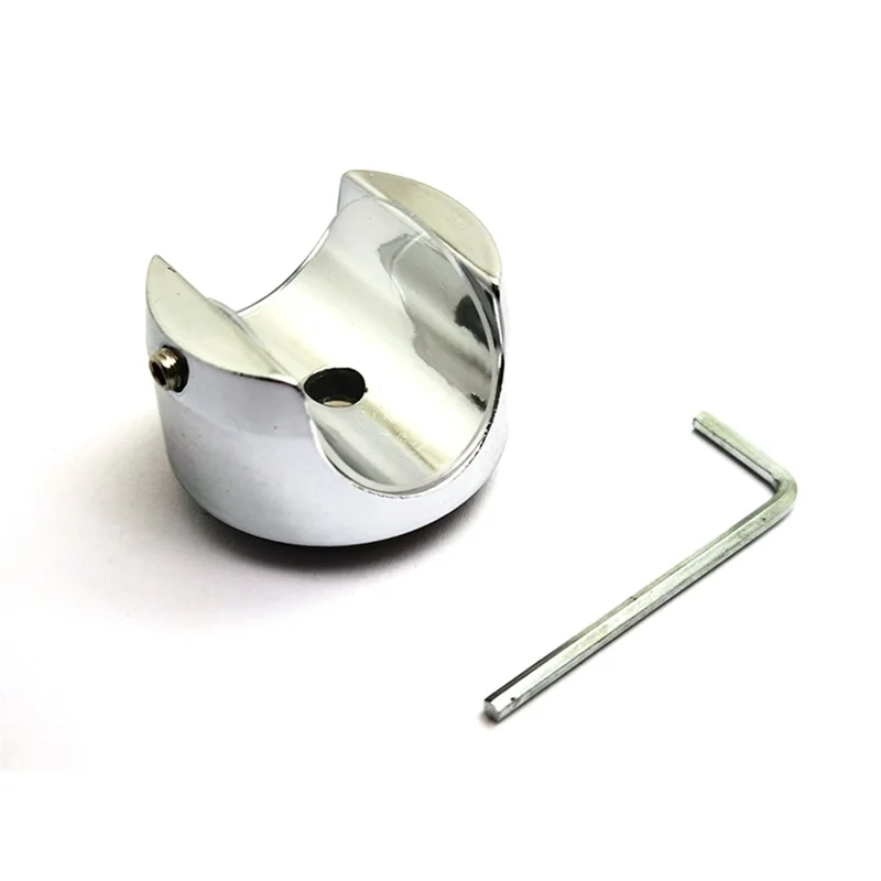 Motorcykelstyrets仪表ur 22-25 mm Universal Motorcykelmonteringsur - Sølv/Hvid