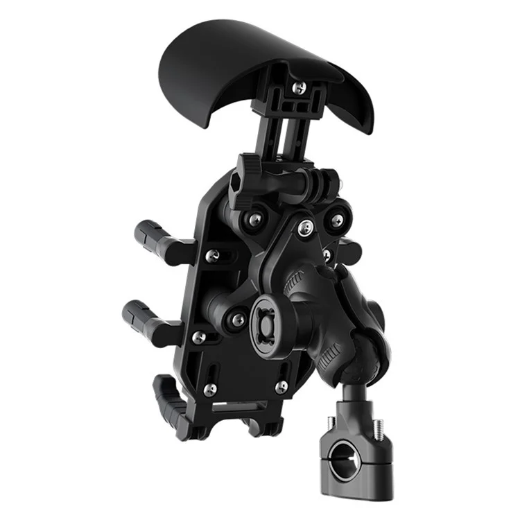WUPP CS-2056B2 Motorcycle Handlebar Phone Holder Anti-Shock Phone Mount Stand