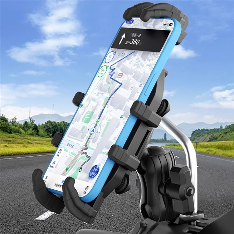 Suporte de celular anti-roubo para espelho retrovisor de motocicleta WUPP CS-2072B1