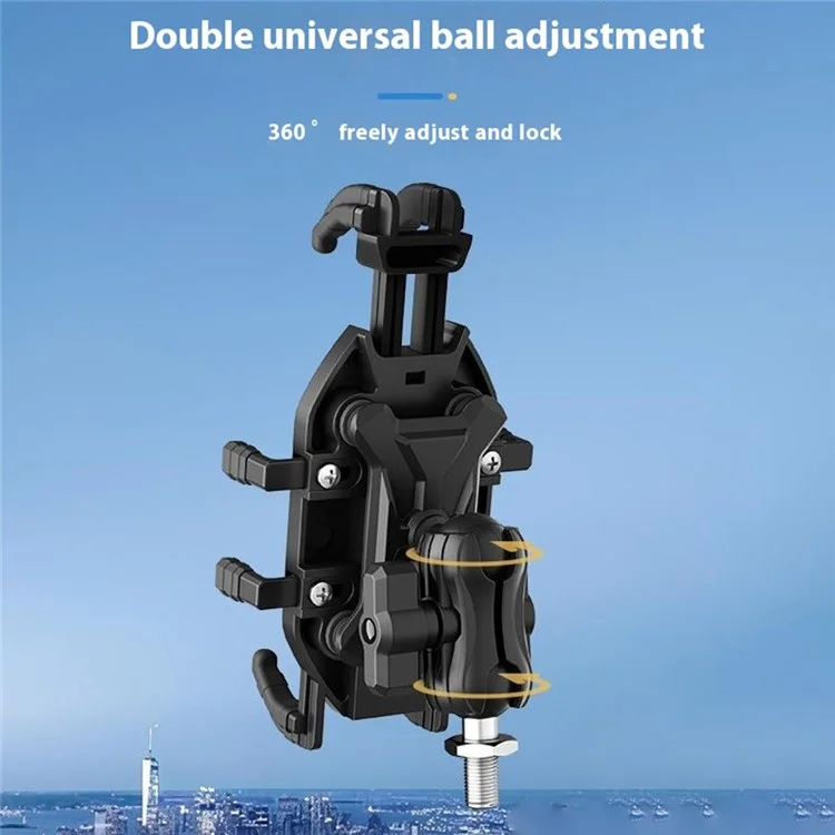 Suporte de telefone para motocicleta WUPP CS-2072D1 M8 com cabeça de esfera, antifurto