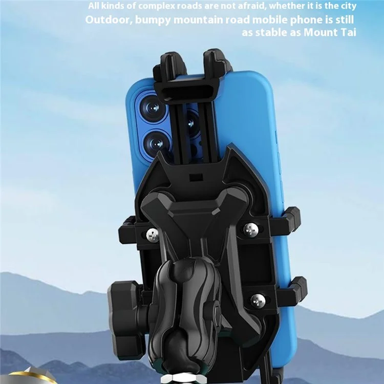 Suporte de telefone para motocicleta WUPP CS-2072D1 M8 com cabeça de esfera, antifurto
