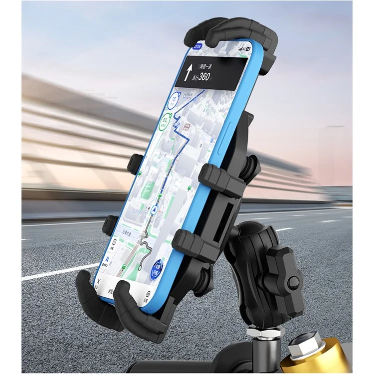 Suporte de telefone para motocicleta WUPP CS-2072D1 M8 com cabeça de esfera, antifurto