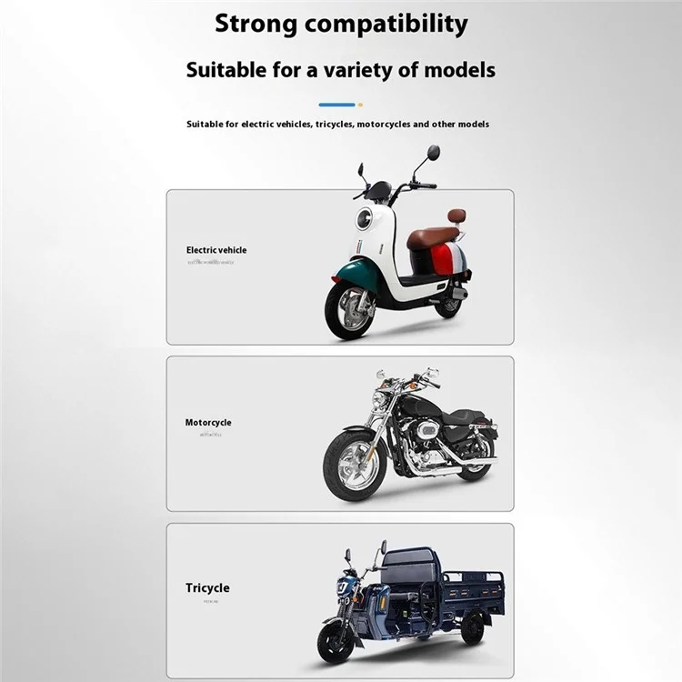 Support de téléphone moto WUPP CS-2072C1 avec tête rotative à boule M10 et système anti-vol