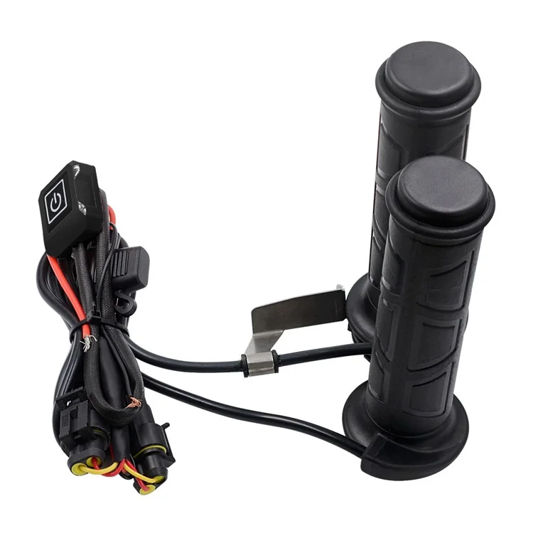 WUPP ZH-983B6 1 paire de poignées chauffantes électriques d'hiver pour moto 12V 3 niveaux de température réglables