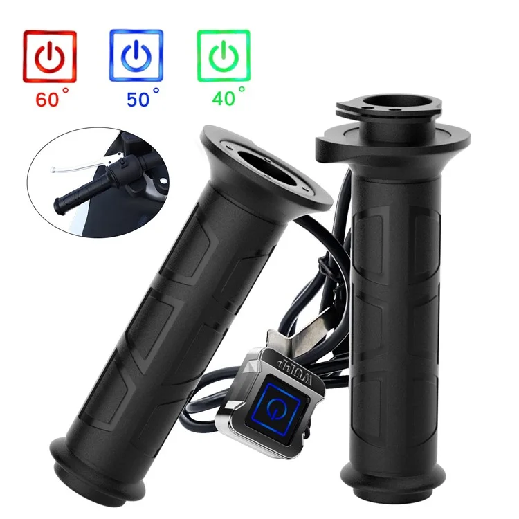 Wupp ZH-983C1 1Pair Smart 3-gang Mit 12-v-motorradheizung Erhitzte Griffe Universal Electric Heating-lenker Modifiziertes Heizgriff Elektrische Roller Wärmer Handgriffe
