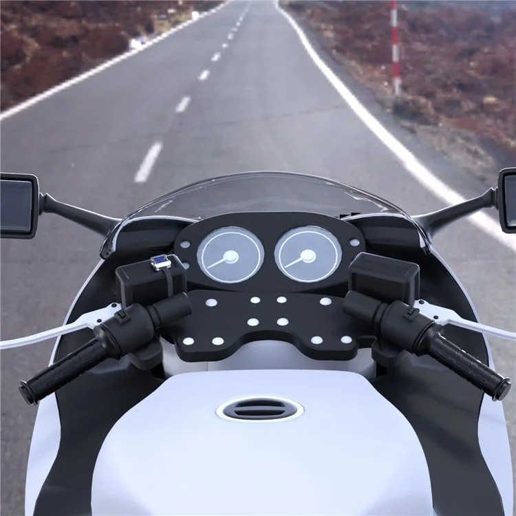 Wupp ZH-983C1 1Pair Smart 3-gang Mit 12-v-motorradheizung Erhitzte Griffe Universal Electric Heating-lenker Modifiziertes Heizgriff Elektrische Roller Wärmer Handgriffe