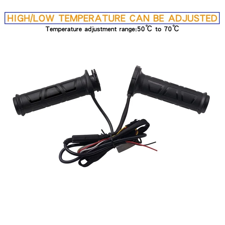 WUPP CS-095B1 1pair Motorradheizungs-lenker Für Winter Elektrische Erhitzte Griffe 12-v-heizheizung Griffe
