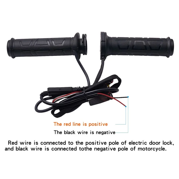 WUPP CS-095B1 1pair Motorradheizungs-lenker Für Winter Elektrische Erhitzte Griffe 12-v-heizheizung Griffe