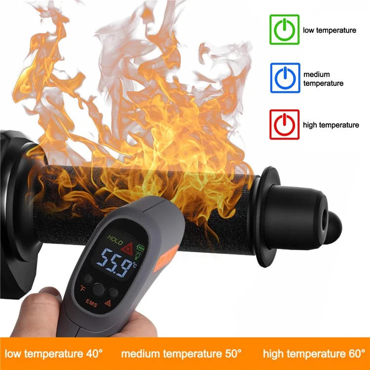 WUPP CS-974A1 12V Motorcycle Scooter Three Gear Temperature Control Electric Hand Grip Cover Heated Grip Handlebar