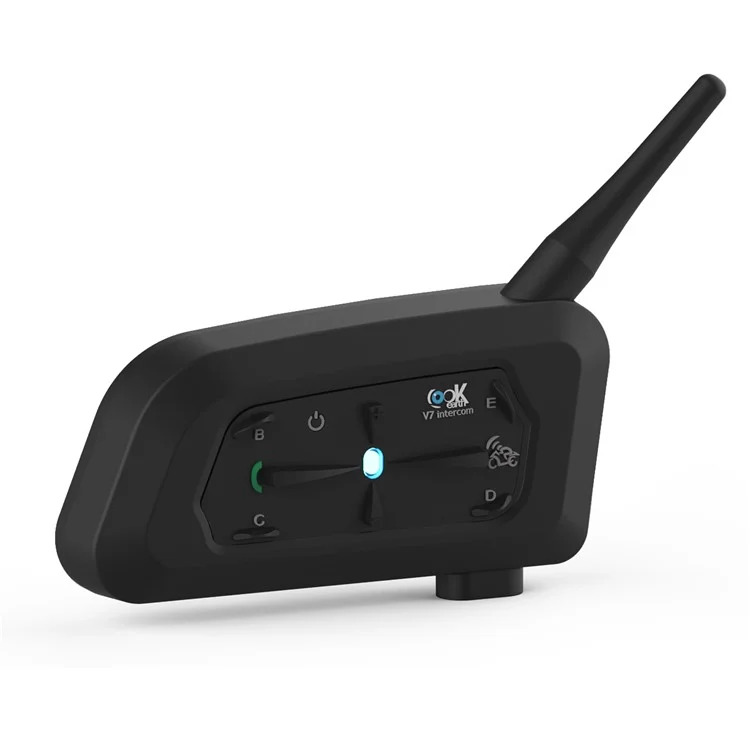 EJEAS V7 Мотоциклетный шлем с Bluetooth 5.0 Intercom 7 Riders 700m Радиостанция IP65 Водонепроницаемый