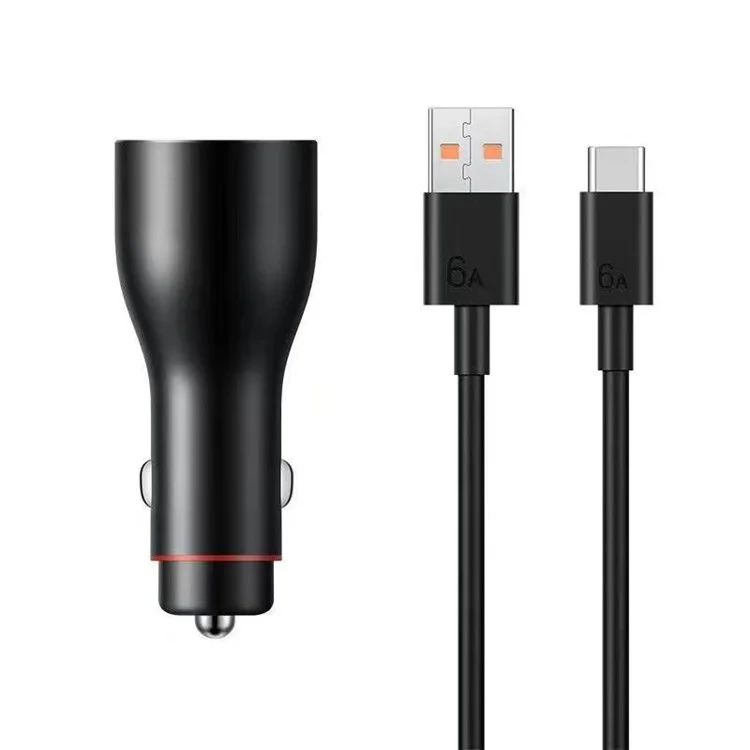 Chargeur de voiture super rapide HUAWEI P0006 66 W max avec 2 ports de sortie USB-A