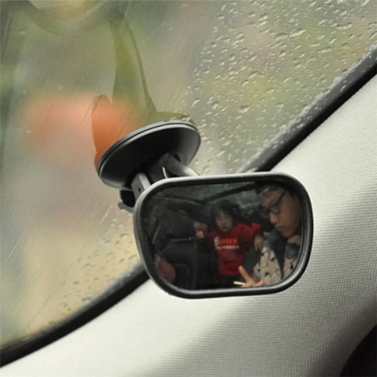 Miroir de siège arrière de voiture avec ventouse pour enfants Miroir de sécurité pour siège arrière