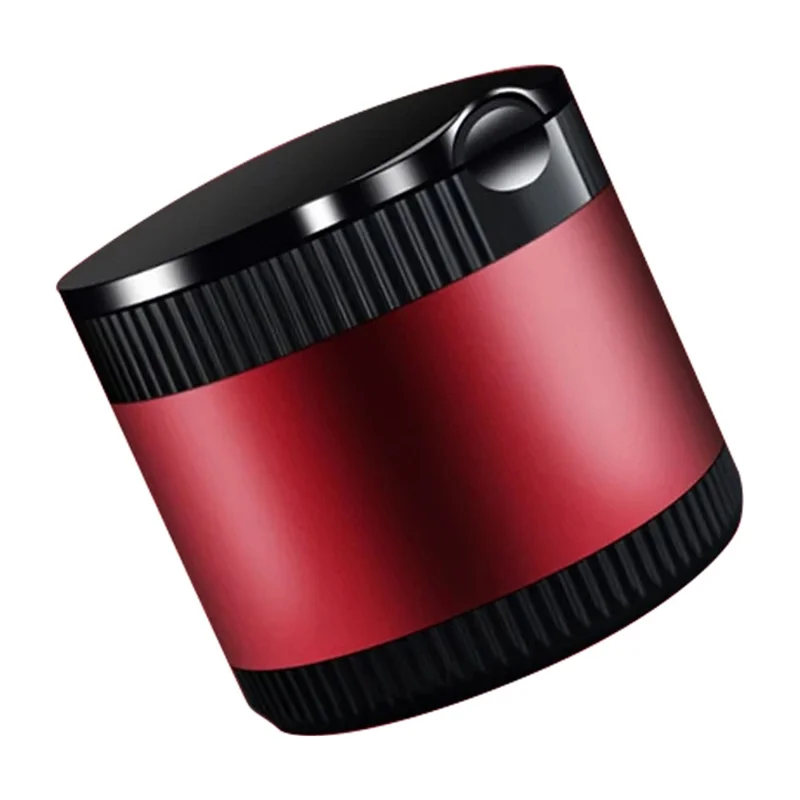 Creative Car Metal Ashtray with LED Night Light High-Temperature Resistant Ashtray with Cigarette Holder - Red