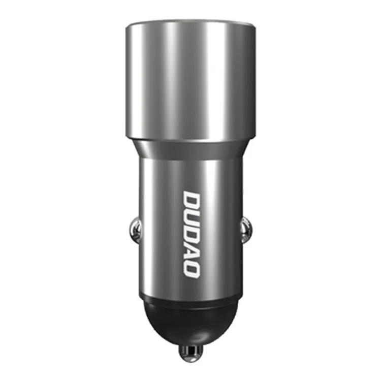 DUDAO R4PQ PD 22.5W Type-C + USB Fast Charging Adapter Aluminum Alloy Car Charger