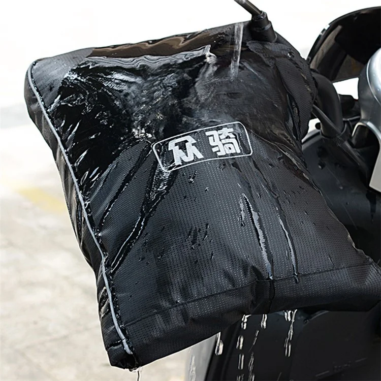 WUPP CS-1506A1 1 Paar Winterelektrisches Fahrrad-Motorrad-Warm-Lenkerüberzug, Große Öffnung