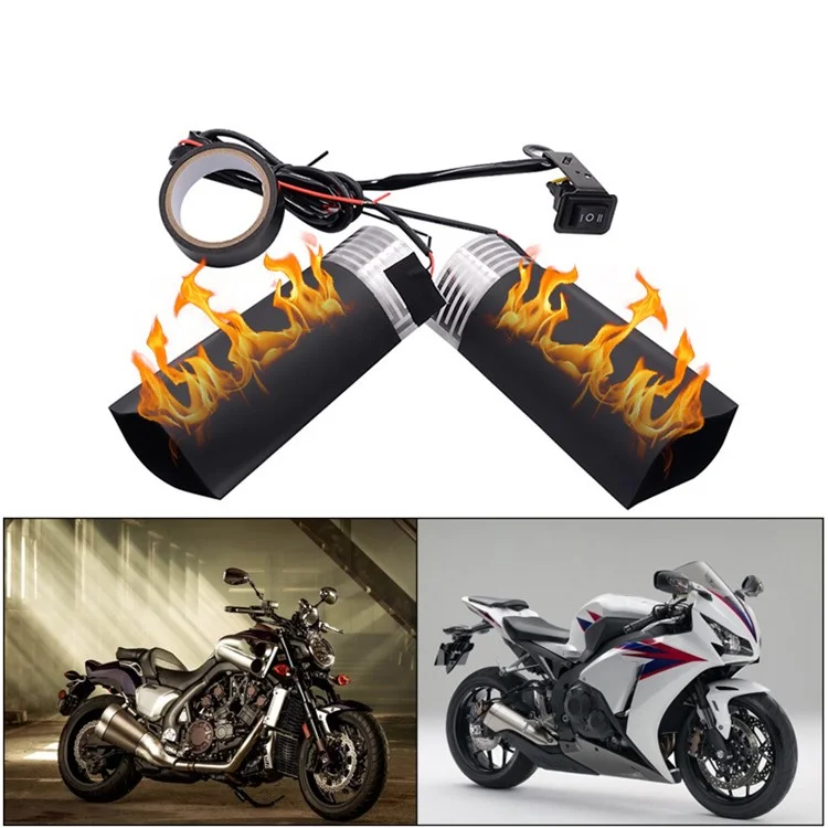 WUPP CS-043A1 Manopole Riscaldate Elettriche per Motocicletta 12V, Supporto Regolazione Temperatura