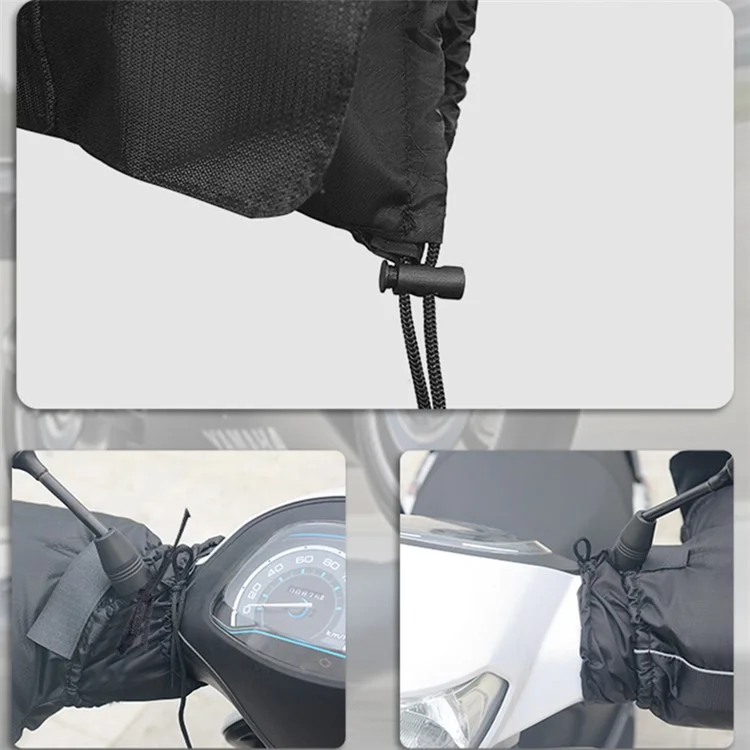 WUPP CS-1780A1 1 Paar ATV-Handschuhe wasserdicht Winterhandschuhe Schneemobil-Handmuffen, Großer Einstieg