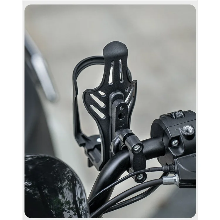 BSDDP RH-B0553 Nylon Motorcycle Bike Handlebar Water Bottle Holder Cage Mount