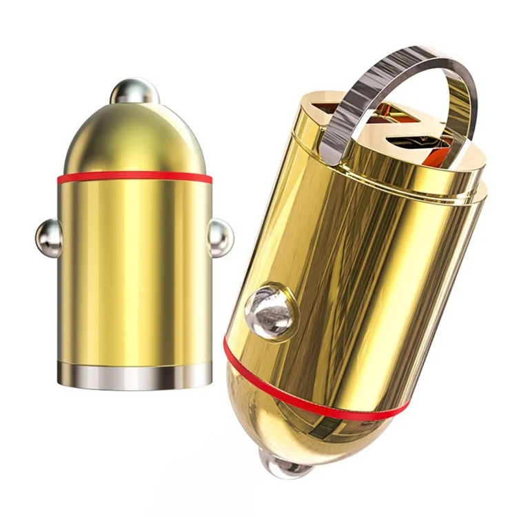 G30J Tipo-C+USB Dual Port 133W High Power Hidden Pull Ring Car Charger