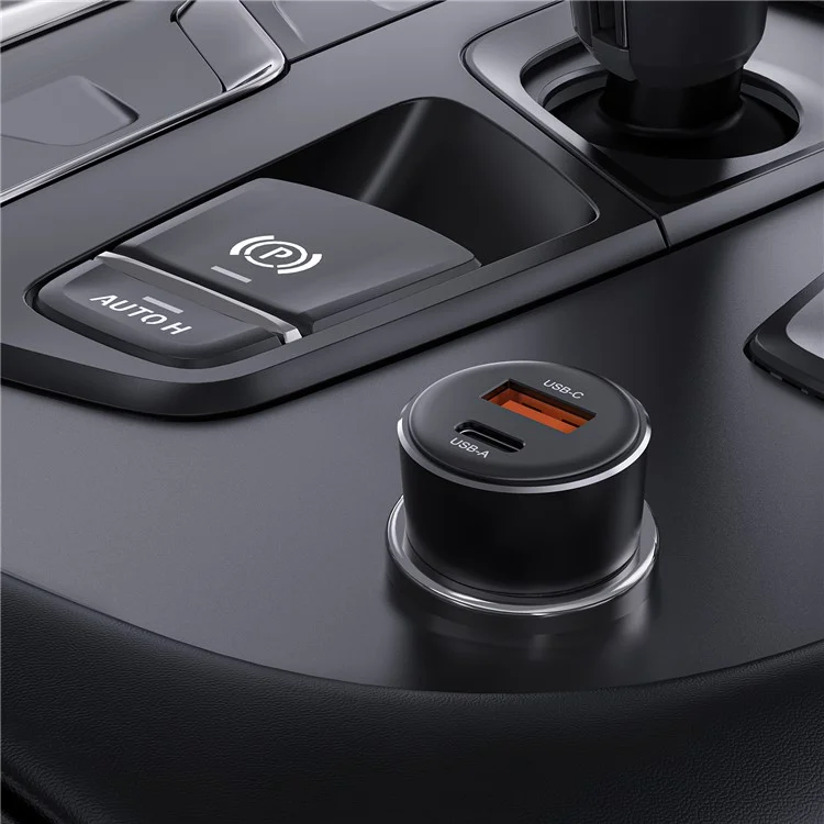 ACEFAST B12 60W USB-A+Type-C Auto-Ladegerät Zigarettenanzünder Handy-Schnellladegerät