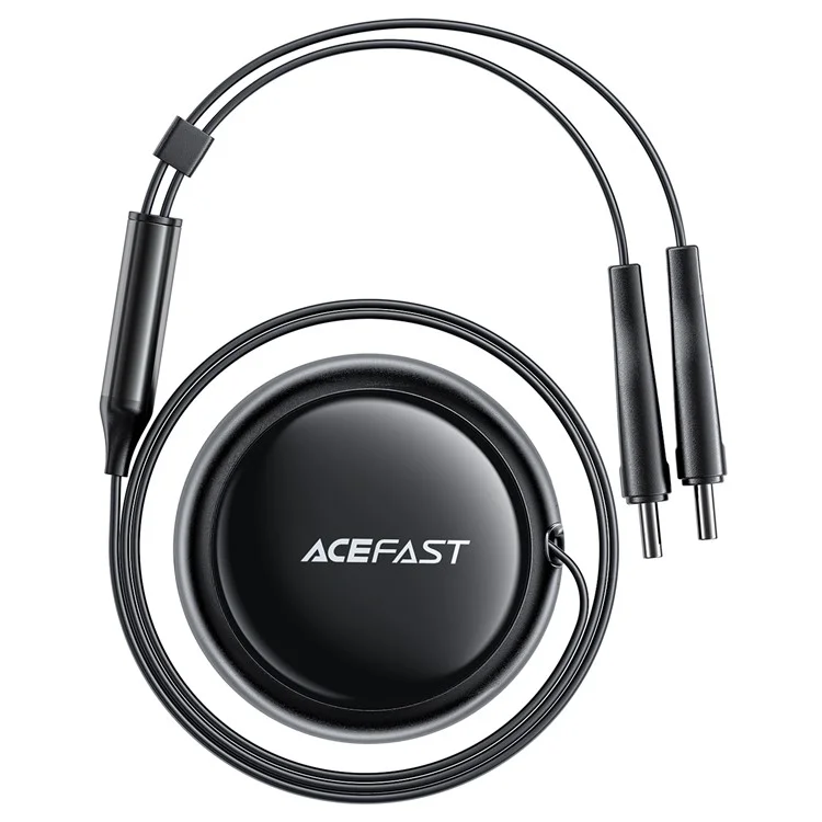 ACEFAST B13 53W USB Car Charger Adapter com 2 Cabos de Carregamento Retráteis Tipo-C