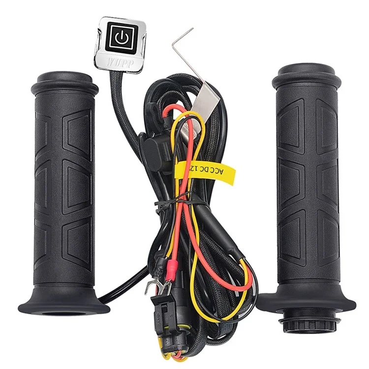WUPP CSZH-1839A1 1 Par 12V Aquecidos Alças Manípulos Scooter Hot Grips com 5+1 Temperatura Ajustável