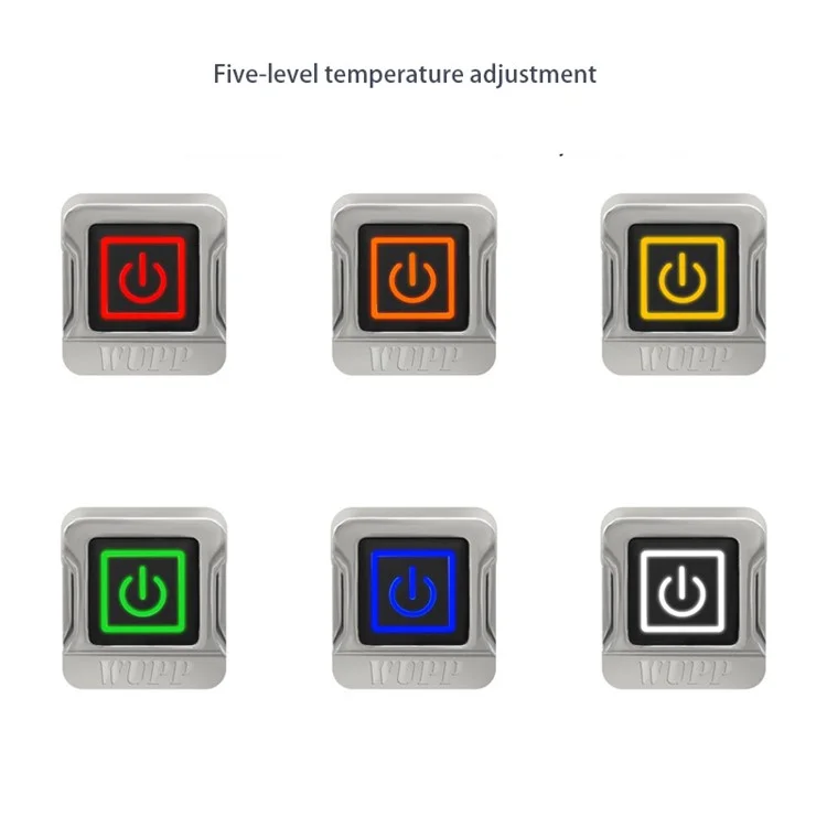 WUPP CSZH-1839A1 1 Par 12V Aquecidos Alças Manípulos Scooter Hot Grips com 5+1 Temperatura Ajustável