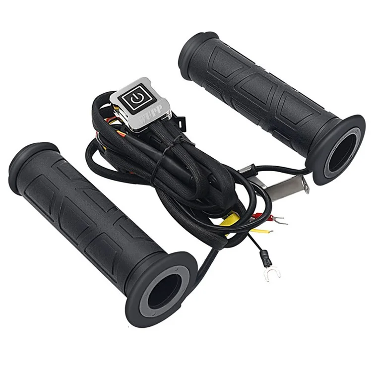 WUPP CSZH-1839A1 1 Par 12V Aquecidos Alças Manípulos Scooter Hot Grips com 5+1 Temperatura Ajustável
