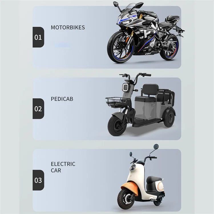 WUPP ZH-1990A1 Motorcycle Electric Bike Phone Mount Cell Phone Bracket + M8 Ball Head Set
