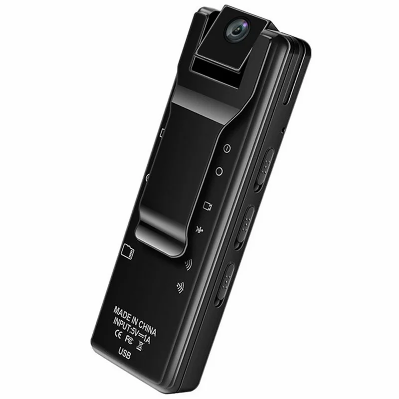 K68 HD 4K Bodycamera met hoge capaciteit videorecorder 180° draaiobjectief Bewegingsdetectie Actiecamera