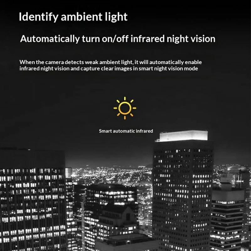 K66 1080P HD Fernkamera mit IR-Nachtsicht, drehbare Minikamera mit Ton-Aufzeichnung, 180° schwenkbar