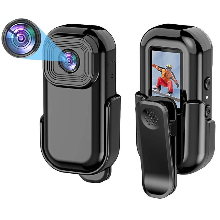 L11 0,96" 1080P Mini Kamera Action Cam Sport DV Video-Aufnahme Taschenformat Kamera - Schwarz