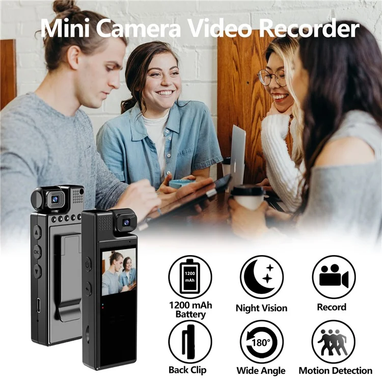 Caméra vidéo WiFi L9WiFi Outdoor Sports Conference Enregistrement HD Vision nocturne