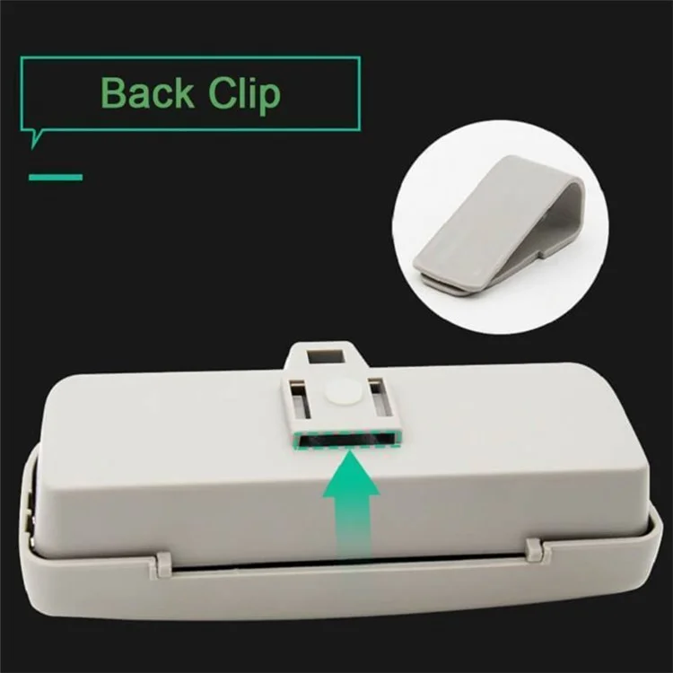 R-5930 Autosonnenblenden-Clip-Halterung, Brillenhalter, Brillenorganizer - Schwarz