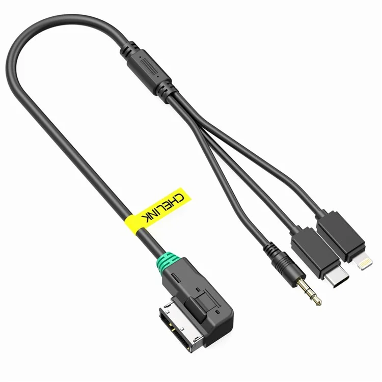 3 in 1 MDI AMI MMI -schnittstelle 3,5 -mm -aux -audiokabel Für Audi A6L A8L Q7 A3 A4L A3 A4 A6 Q5B6 B8 C6 B7