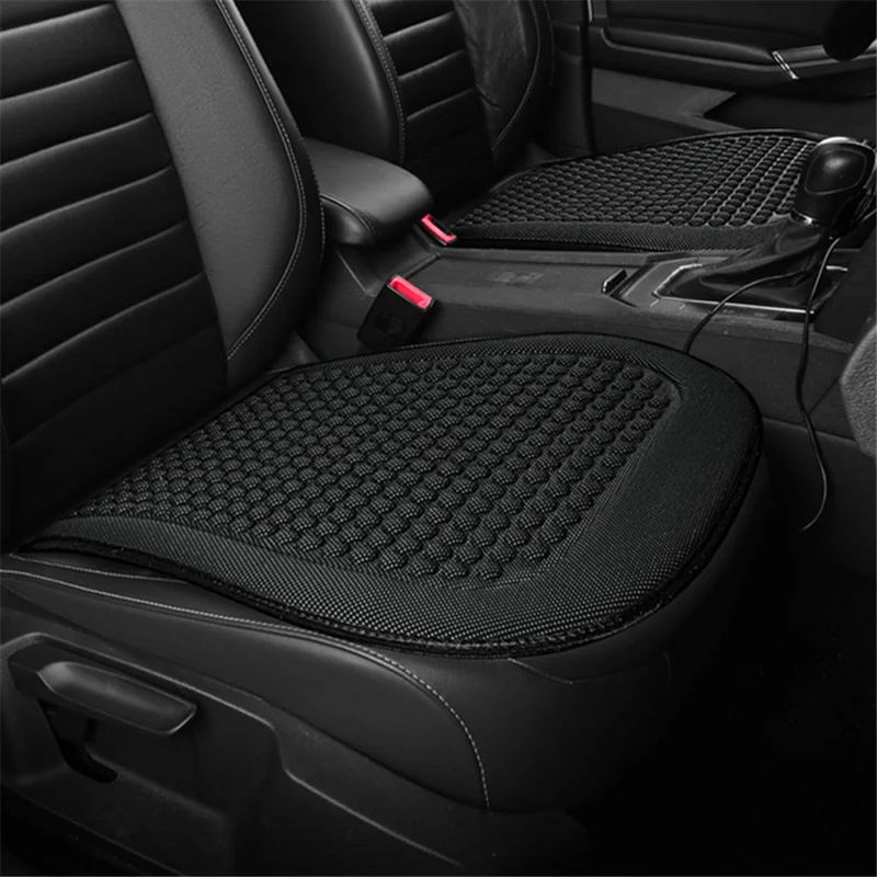 Car Seat Cushion Cool Breathable Fatigue Relief Vehicle Seat Cushion - Black