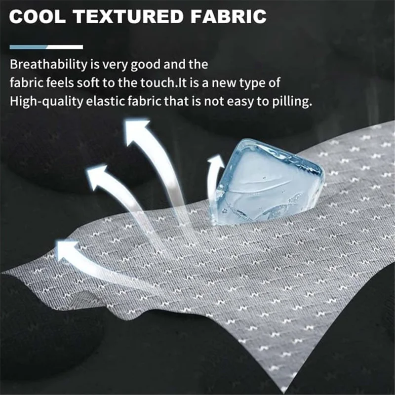 Car Seat Cushion Cool Breathable Fatigue Relief Vehicle Seat Cushion - Black