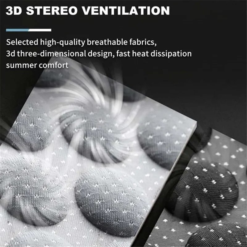 Car Seat Cushion Cool Breathable Fatigue Relief Vehicle Seat Cushion - Black
