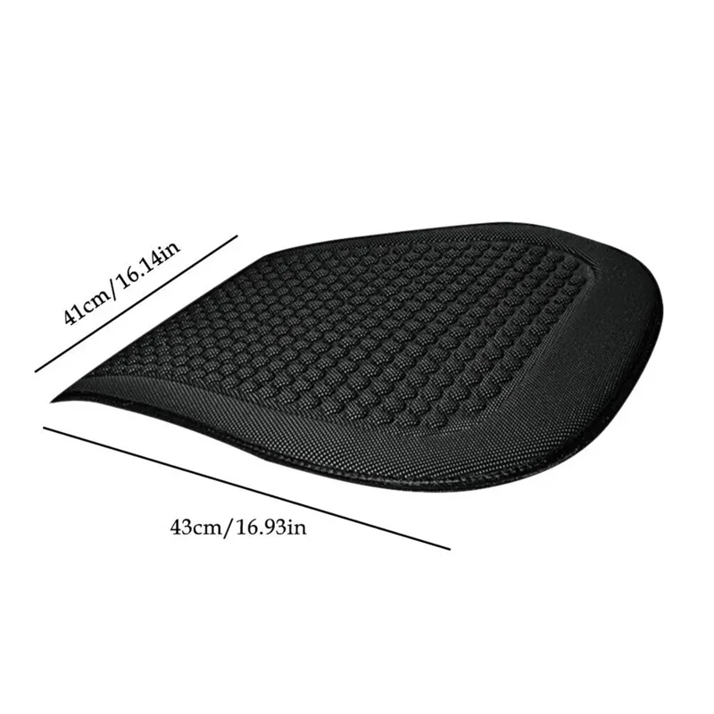Car Seat Cushion Cool Breathable Fatigue Relief Vehicle Seat Cushion - Black