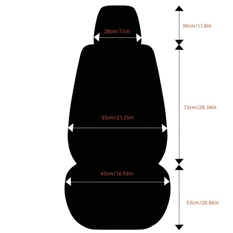 2 Sets Rhombus Embroidered Leather Car Front Seat Cushion + Backrest Pad Set - Schwarz / Rot
