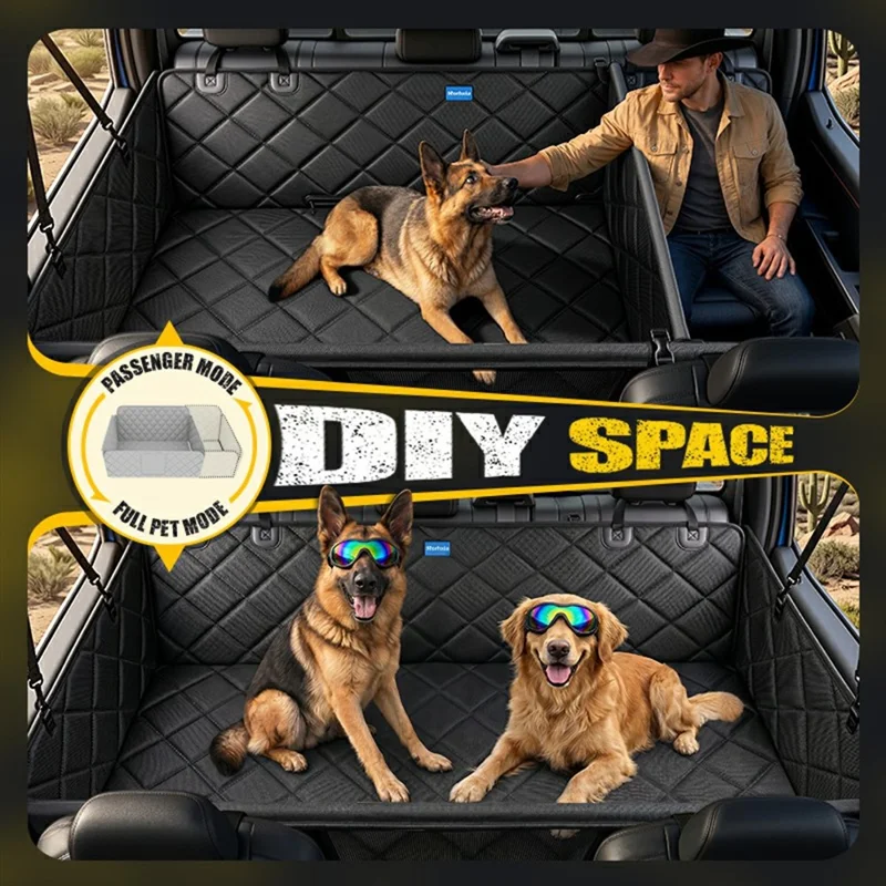 RORHXIA Size XL Car Rear Seat Cover Dog Hammock Waterproof Rear Seat Protector for SUV Truck