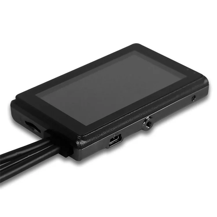 Cámara De Motocicleta MT-80 720p Recordadora De Datos Delantera Y Trasera Motorcilla LCD LCD Grabina Oculta Batería De 200 MAh De 200 MAh