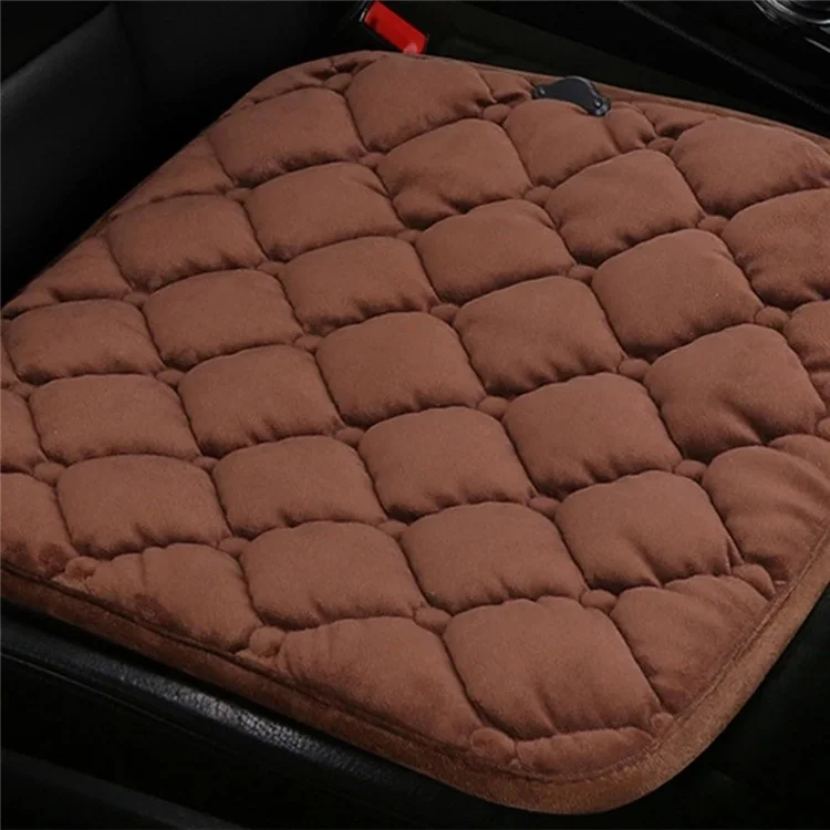 WM-SBXJRD USB 5V Car Heating Cushion Winter Non-Slip Seat Cover Warmer with Touch Switch - Beige