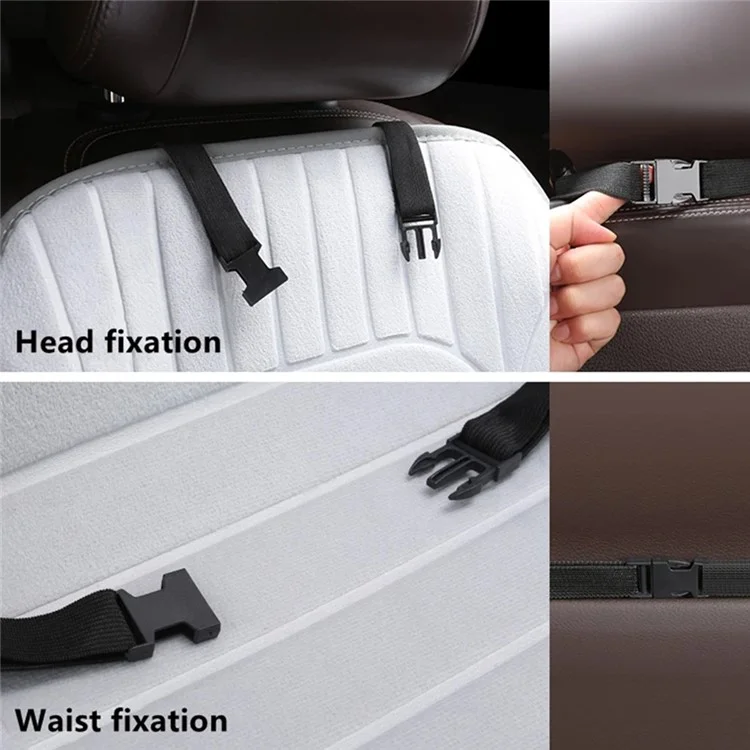 G-4S 2Pcs / Set 12V Car Seat Heating Cushion for Winter Heated Seat Covers with Backrest - Grey