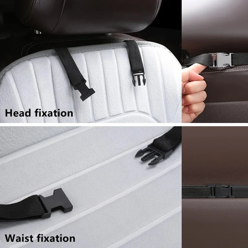 G-4S 2Pcs / Set 12V Car Seat Heating Cushion for Winter Heated Seat Covers with Backrest - Black