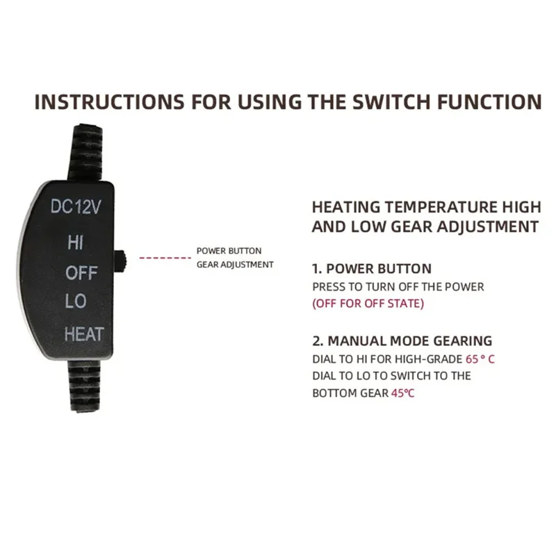 12V Car Heated Seat Cushion Winter Seat Cover Imitation Cashmere Vehicle Seat Protector Pad with Backrest - Grey